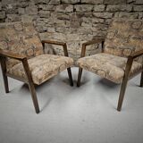 Pair of vintage 1970s armchairs