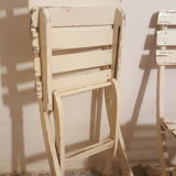 Foldable chairs pair