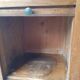 Curtain bedside table