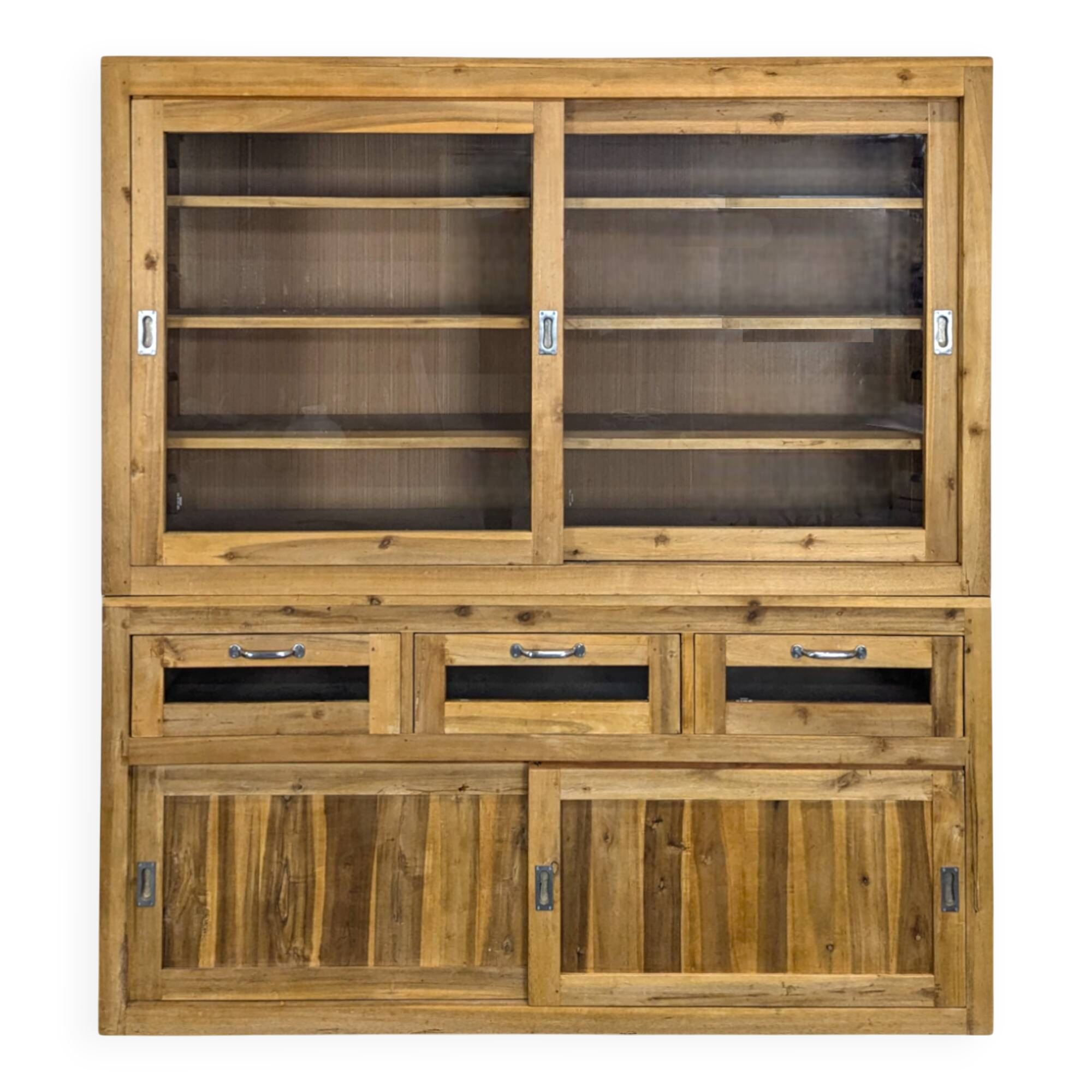 Industrial pine sideboard