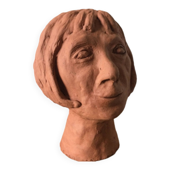 Terracotta bust