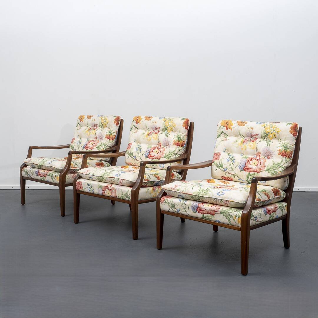 Fauteuil vintage années 60, restauré, trois disponibles