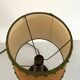 Art Deco lamp in turned wood from the 1930s