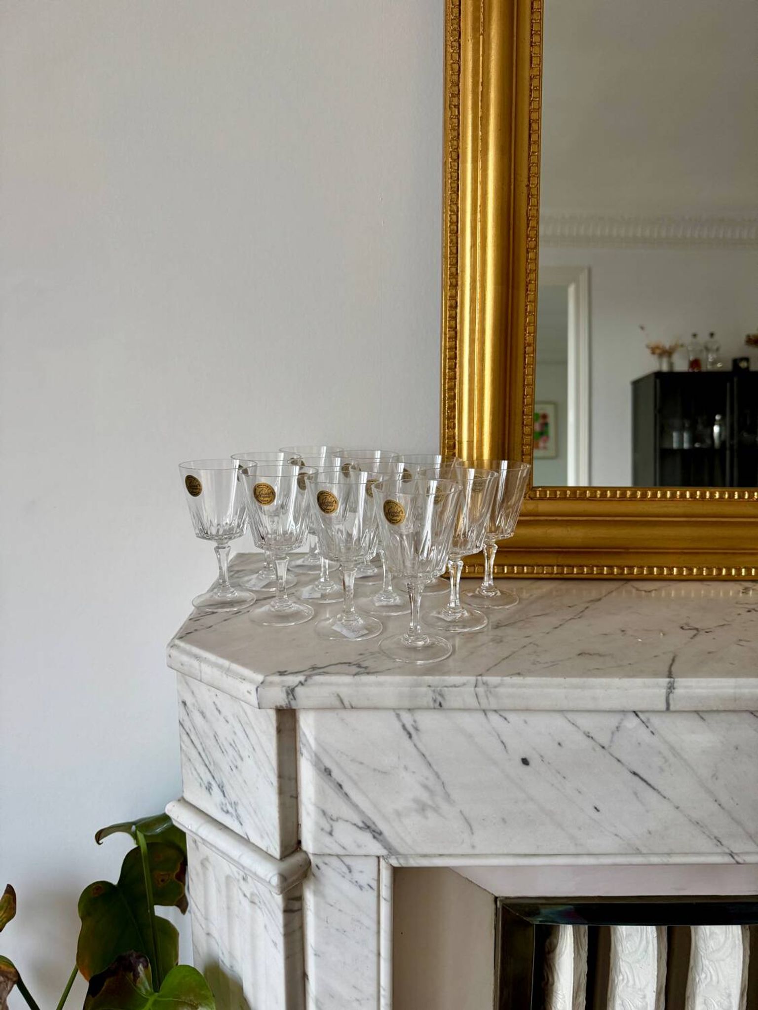 Arques crystal stemmed glasses