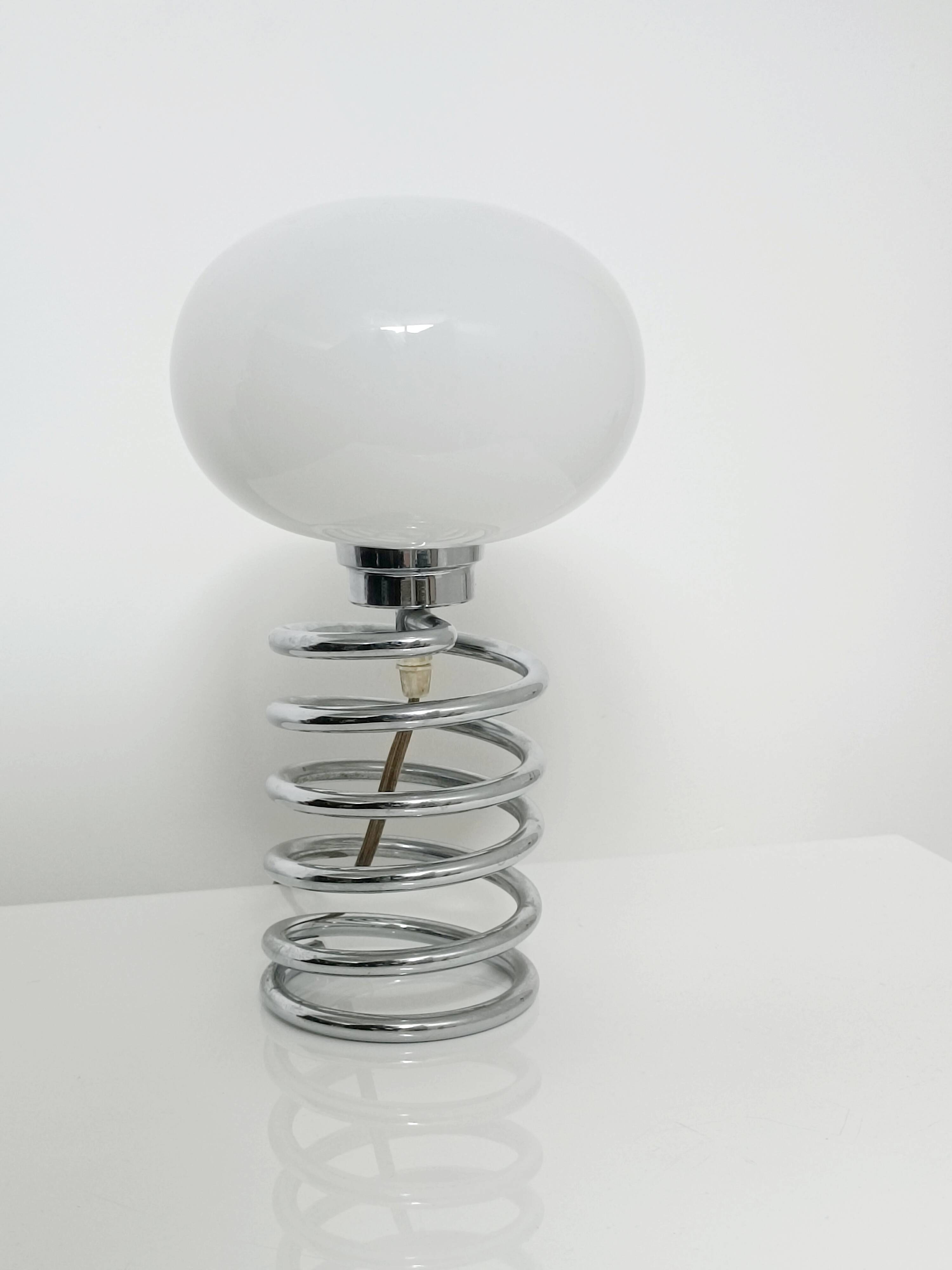 Spring lamp by Ingo Maurer for Honsel 1970s