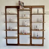 Set of three modular Scandinavian design shelves 1960.