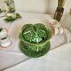 Mustard pot in cabbage slip