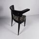 Chaise asymétrique B1 de Stefan Wewerka 1978