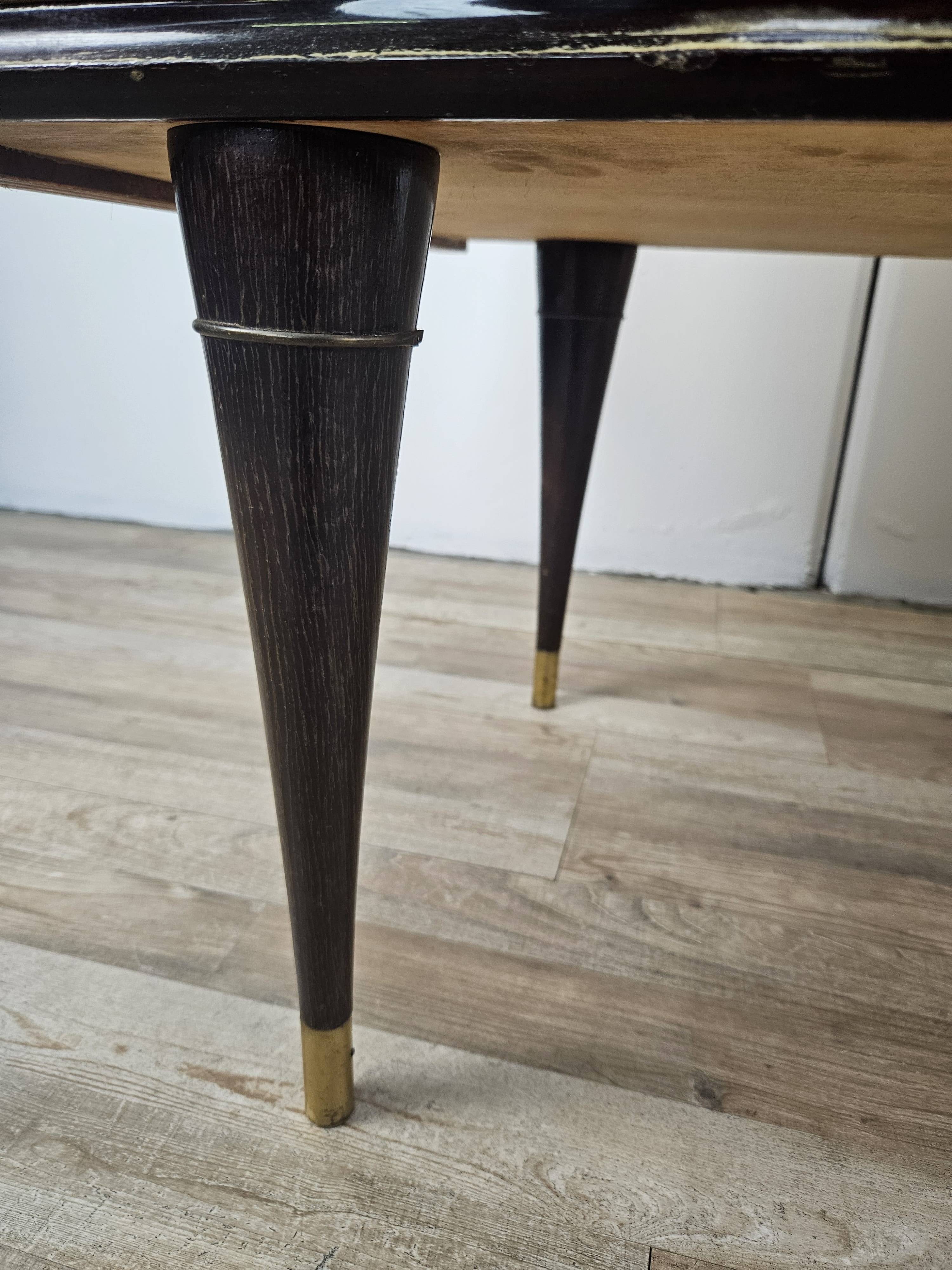 Mid Century 70's Chest of Drawers with Glass Top