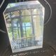 Mirror, centerpiece, to place, beveled and chiseled, art deco