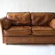 Vintage leather sofa Maison Roche et Bobois