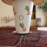 Atypical tripod table lamp 50s