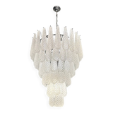 “Elegant Murano Glass ‘Shells’ Chandelier – Venetian Mid-Century Modern”