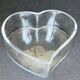 Vide poche en forme de coeur en verre