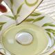 Bernardaud coffee/tea cup with saucer from the Frivole collection.