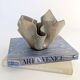 Vintage Willy Guhl style folded ceramic vase, 1960s