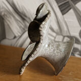 Glazed terracotta candle holder