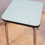 Sky blue formica stool