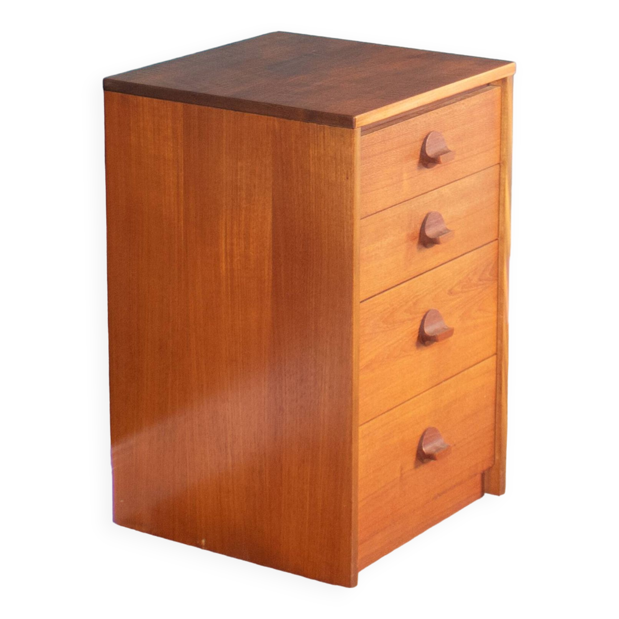 Retro 1960s Bedside Table in Teak by John & Silvia Reid  Stag