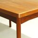 Table à manger en teck par Henning Kjaernulf, Danemark, années 1960.