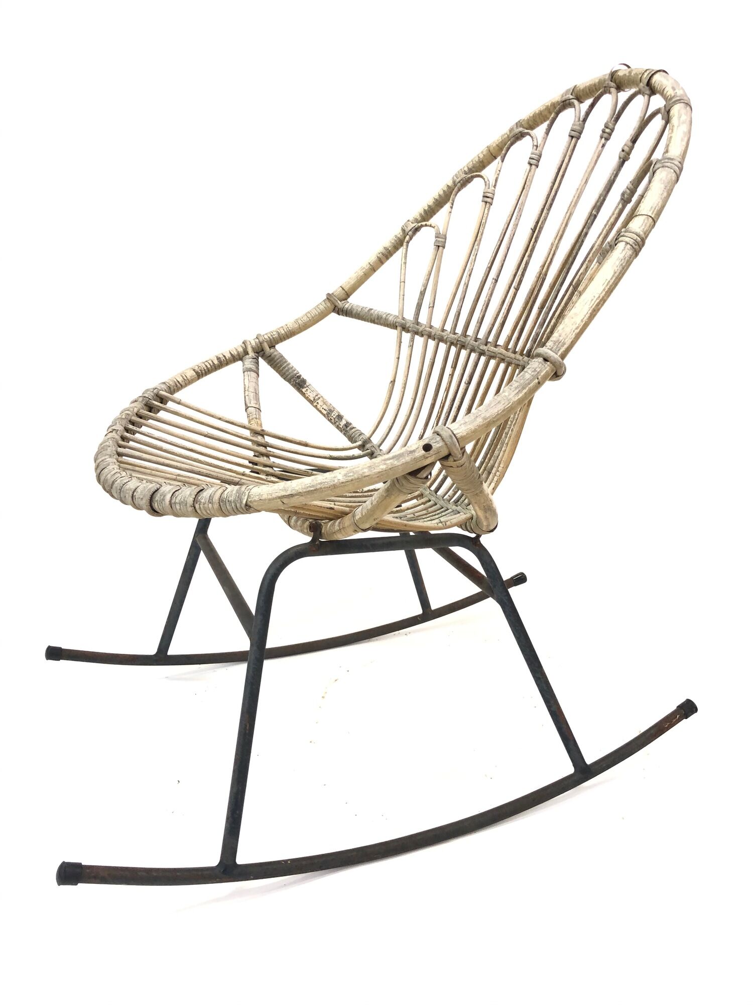Dirk van Sliedregt Rattan rocking chair Rohe Noordwolde