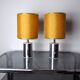 Pair of futuristic lamps by Marca SL, Spain, 1970
