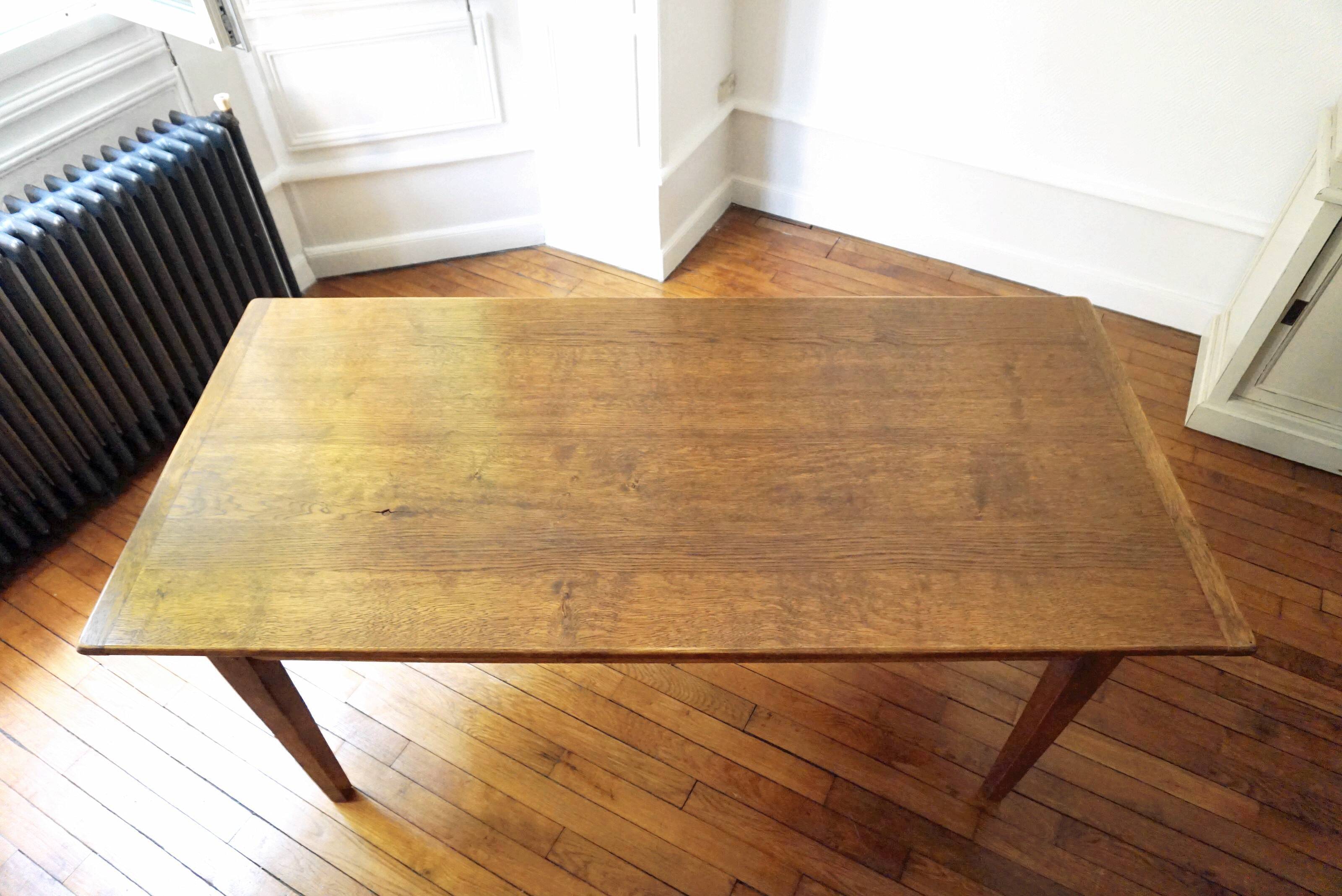 Oak farm table