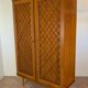 Wood and rattan wardrobe 60'