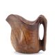 Decorative wooden pitcher signed Falcon Spain, 60s