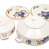 Lunéville earthenware dinner service