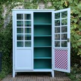 Vintage 1960s Parisian glass cabinet