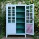 Armoire parisienne vitrée vintage 1960