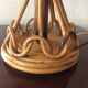 Rattan table lamp