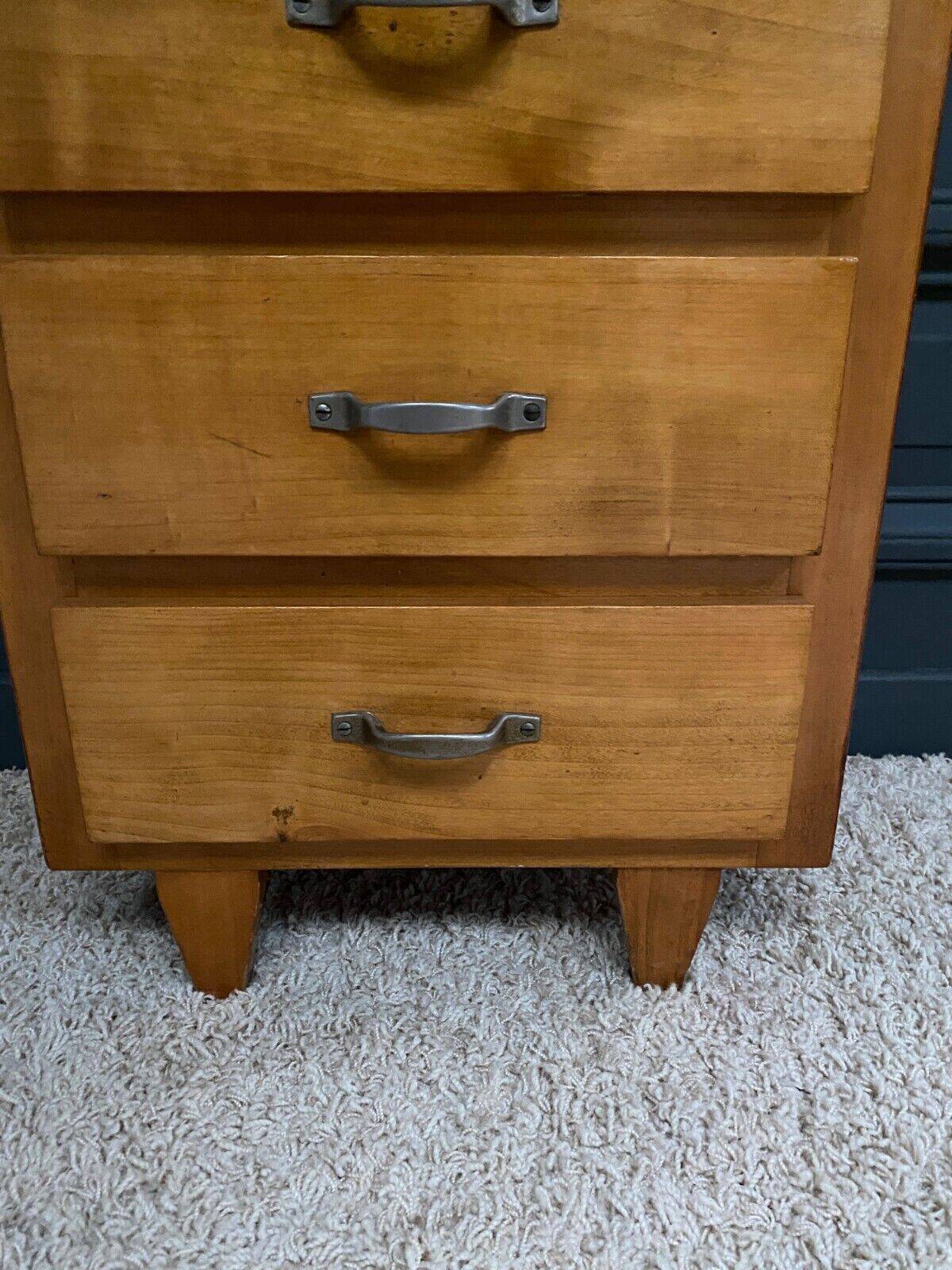 1950 furniture with five drawers spindle legs