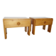 Pair of bedside tables Charlotte Perriand Les Arcs