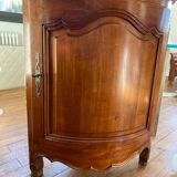 Encoignure merisier style Louis XV