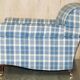Signature Chelsea Armchair on Wheels with Twisted Armrests Large Model George Smith