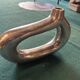 Cast aluminum vase