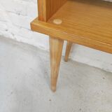Vintage bedside table legs compass