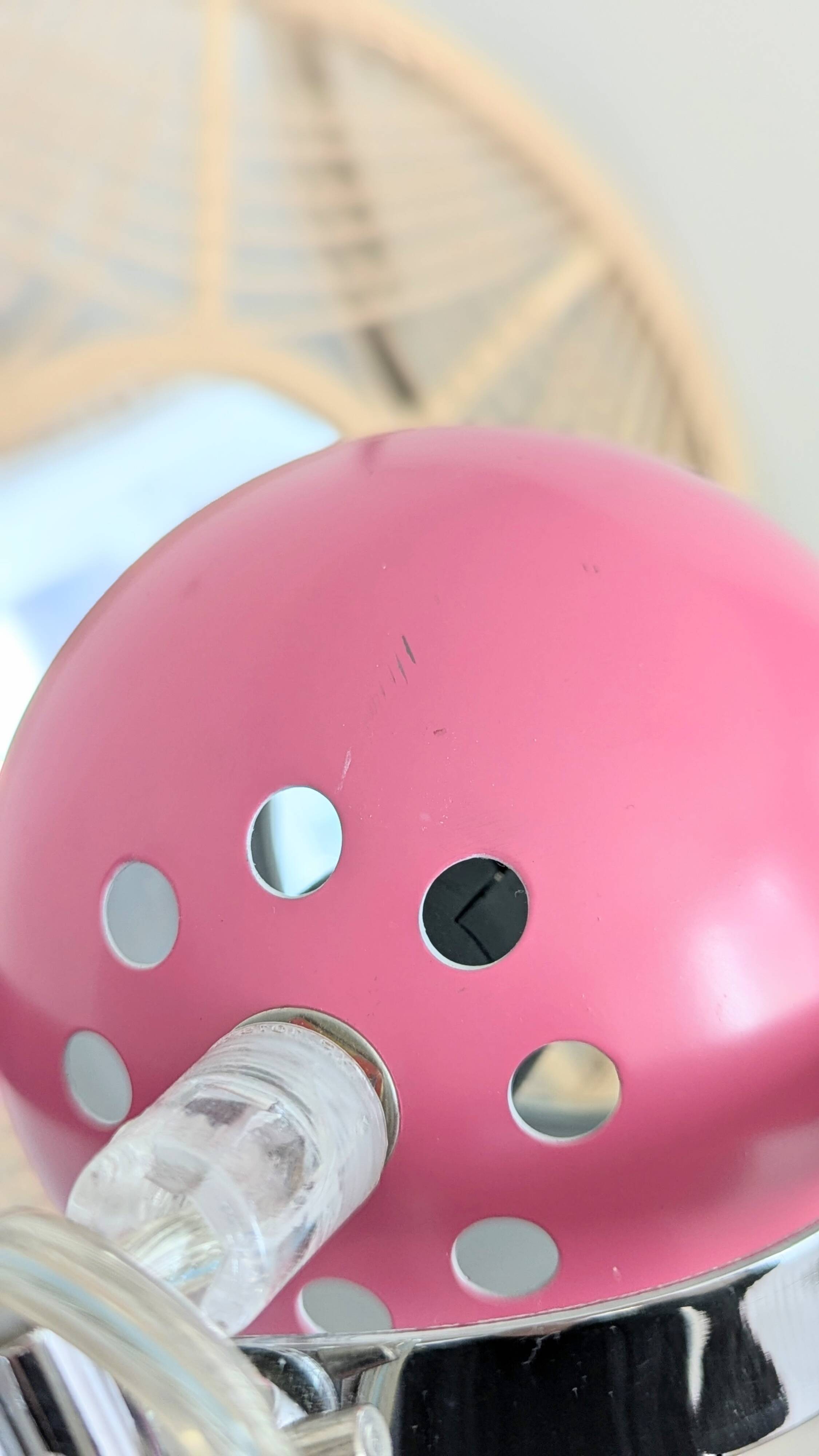 Pink eyeball lamp (L-0214)