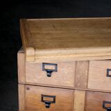 Rare: superb LEVASSEUR trade furniture (circa 1900). In solid wood.