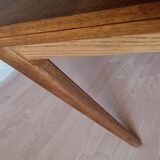 Vintage oak portfolio table 1960