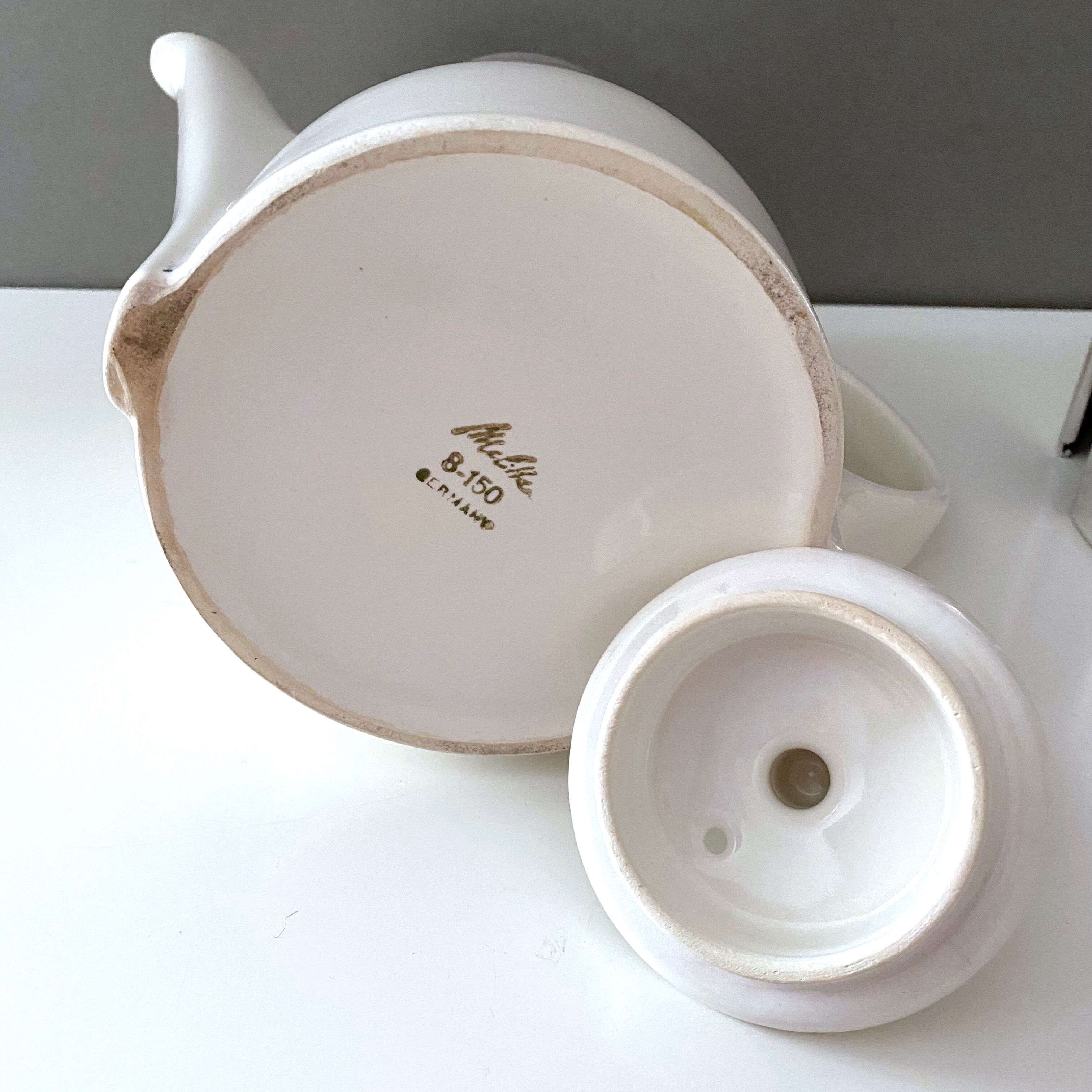 Melitta thermos jug, coffee jug, Mid Century tableware