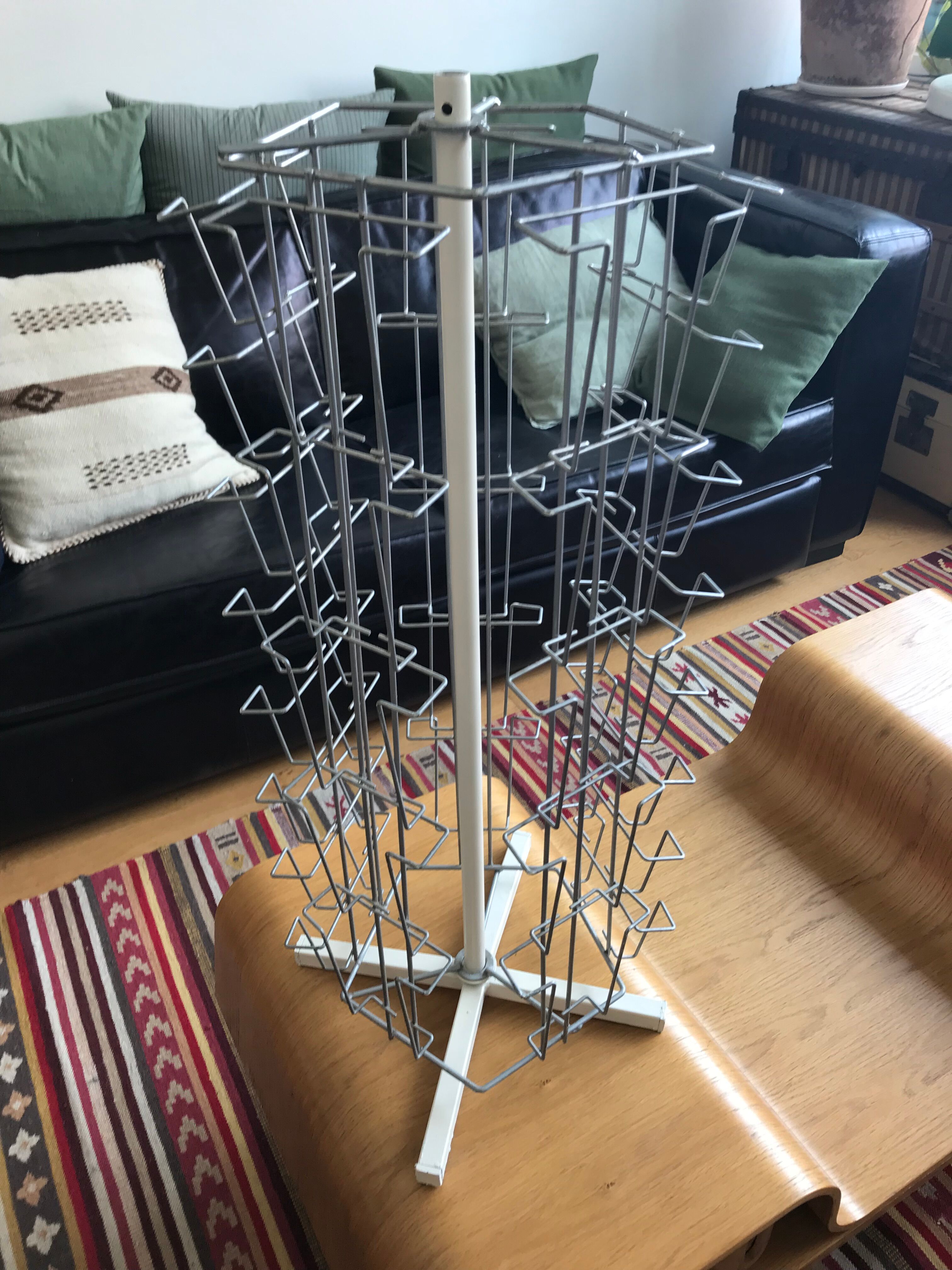 Post card turnstile display