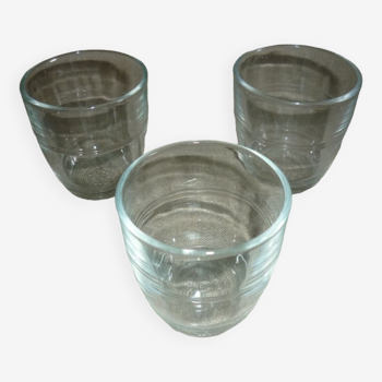 Petits verre Duralex transparents x3