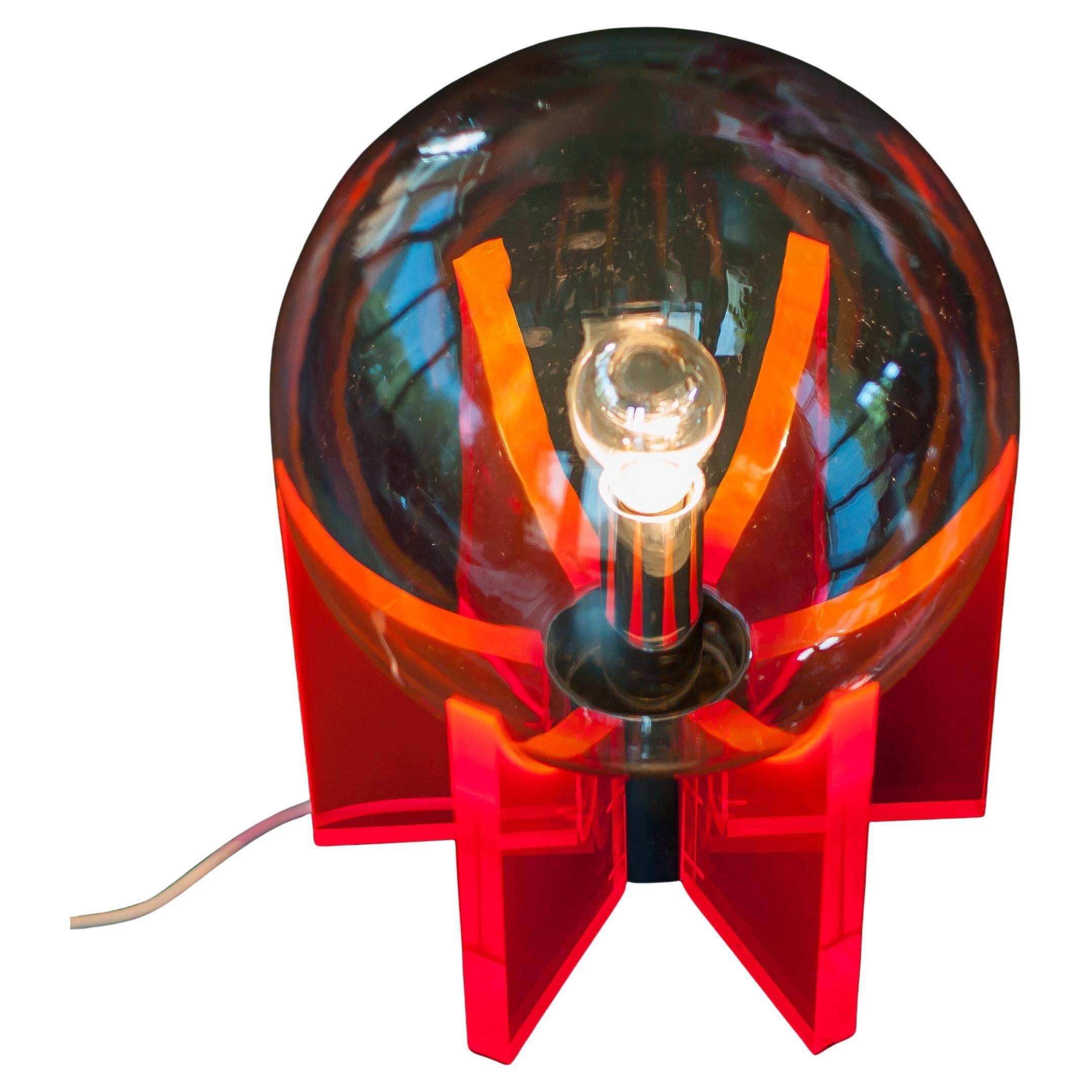 Acrylic lamp "King Sun"