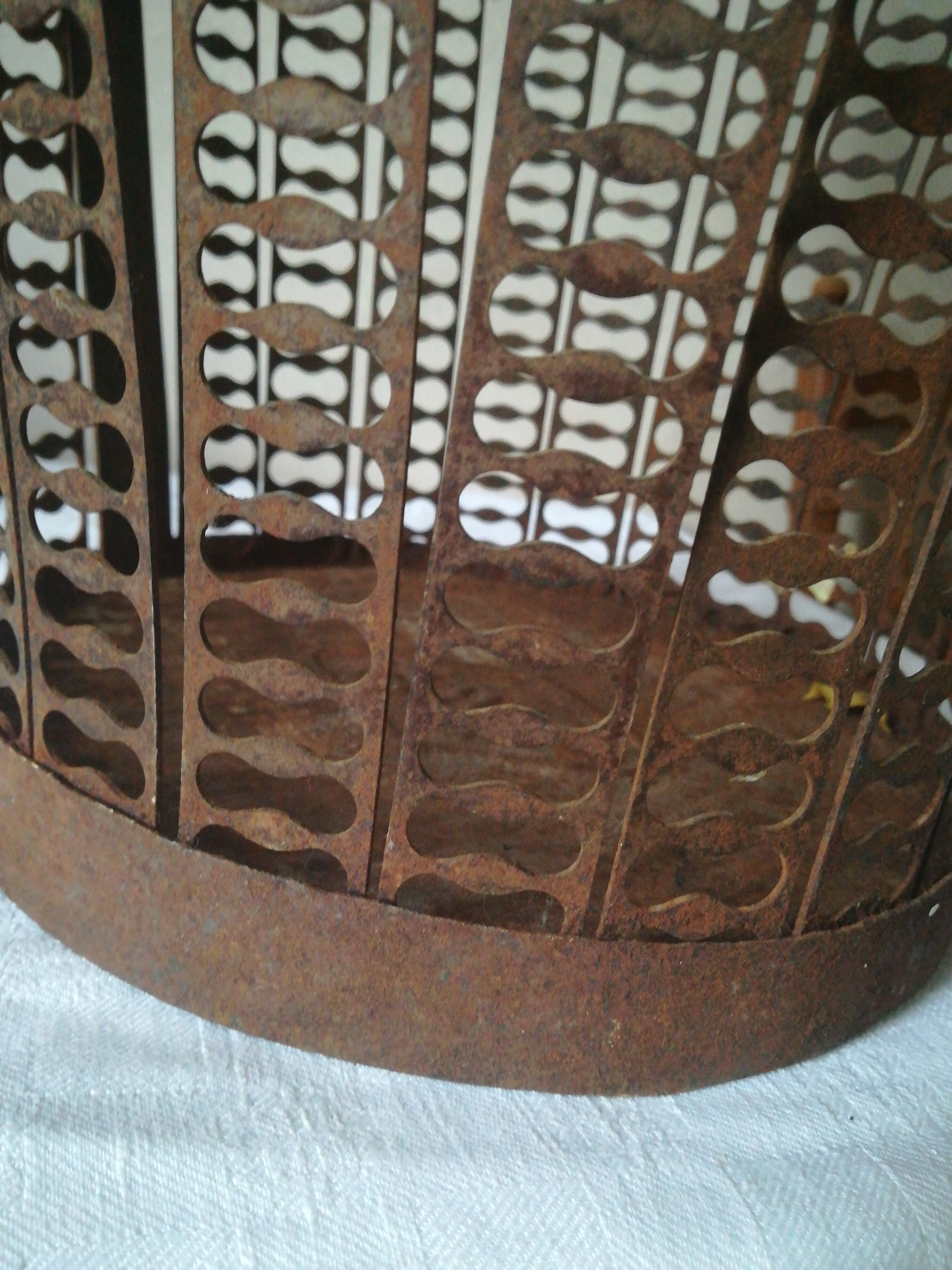 Industrial metal basket