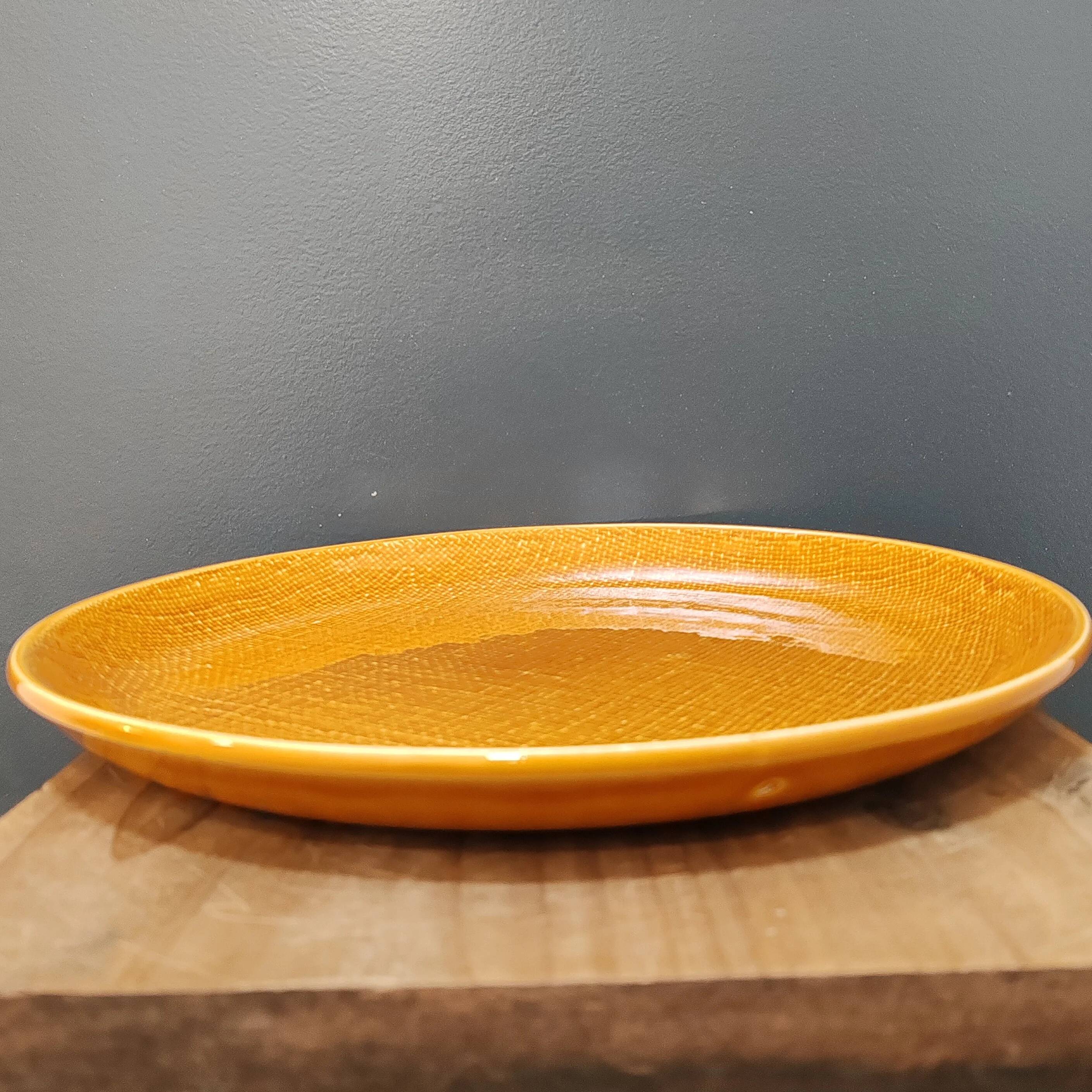 Flat serving dish Miramar Salins Honey