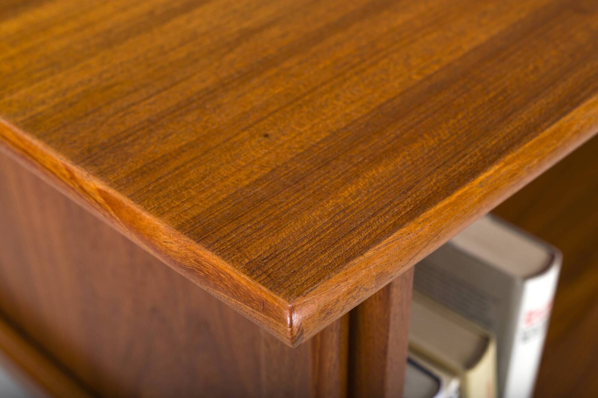 Danish Teak Boomerang Desk by Imha Mobelfabrik, 1970s