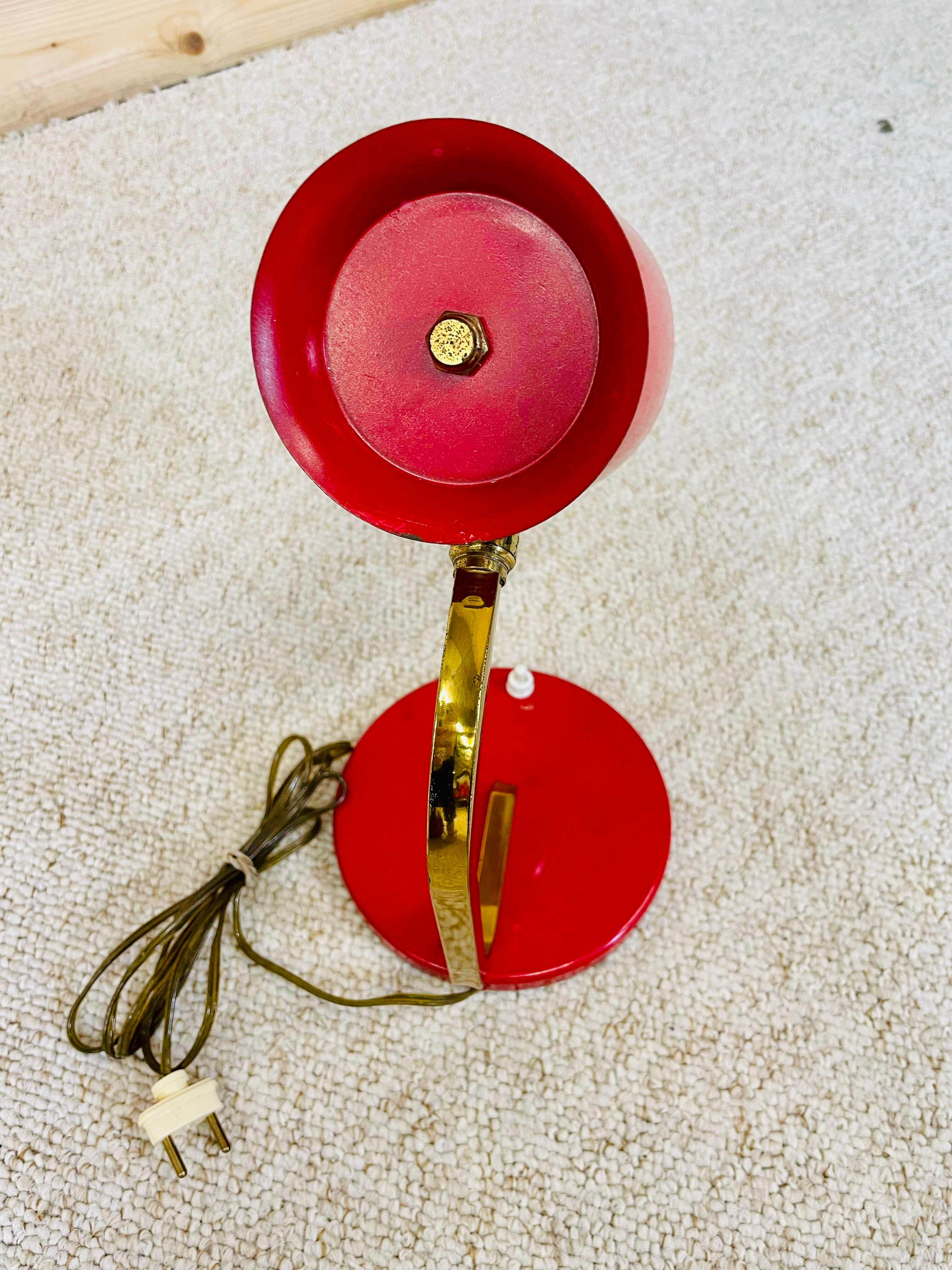 Table lamp Diabolo France Vintage 60 ́s